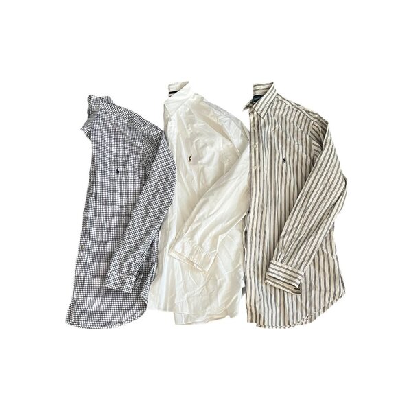 Polo Ralph Lauren Bundle of Three Button Down Shirts XL Tall